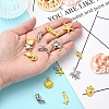 15Pcs 15 Styles Ocean Theme Alloy Pendants FIND-YW0005-11-4