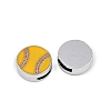 36Pcs 6 Styles Alloy Enamel Slide Charms FIND-SC0010-53-2