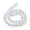 Synthetic Moonstone Beads Strands G-E573-02C-14-2