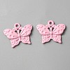 Baking Paint Alloy Pendants FIND-TAC0011-82D-2