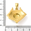 304 Stainless Steel Pendants STAS-R229-01G-3
