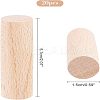 20Pcs Beech Wood Craft Sticks DIY-NB0006-51-4