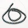 Electroplate Non-magnetic Synthetic Hematite Bead Strands G-F300-28-07-2