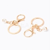 Alloy Keychain Clasps PALLOY-WH0085-09KCG-1