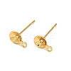 304 Stainless Steel Stud Earring Findings STAS-S151-01G-A-1