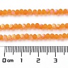Transparent Glass Beads Strands EGLA-A044-T1mm-MB25-5