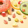 40Pcs 8 Styles Imitation Food Opaque Resin Pendants RESI-CJ0002-95-5