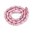 Anti-Tarnish Electroplate Glass Beads Strands EGLA-Q130-02A-14-2
