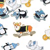 12Pcs 6 Styles Alloy Enamel Pendants ENAM-FP0002-62-3
