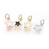 Enamel Brass Charms KK-G364-18-1
