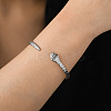 Non-Tarnish 304 Stainless Steel Snake Cuff Bangle LS-BJEW-F456-01P-4