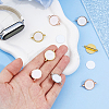 12 Bags 3 Colors Alloy Heat Transfer Watch Band Accessories FIND-DC0007-60C-3