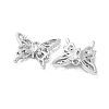Hollow Brass Micro Pave Cubic Zirconia Pendants KK-H460-51P-2