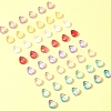 8 Colors Transparent Spray Painted Glass Beads GLAA-FS0001-85-7