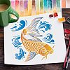 Large Plastic Reusable Drawing Painting Stencils Templates DIY-WH0172-790-7