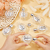 14Pcs Glass Empty Holy Water Bottles for Religious CON-DC0001-23B-3