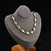 304 Stainless Steel Link Chain Necklaces NJEW-U023-04C-G-3