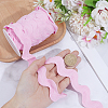 10 Yards Polyester Lace Ribbon OCOR-GF0006-01-3