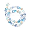 Electroplate Glass Beads Strands EGLA-D300-06-8mm-22-3