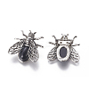 Natural Dyed & Heated Black Agate Brooches G-A176-D01-1-2
