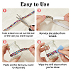 Glass Hotfix Rhinestone (Double Sided Adhesive On The Back) DIY-WH0683-90A-4