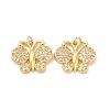 Brass Micro Pave Cubic Zirconia Pendants KK-H441-21G-3