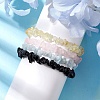 12 Constellation Natural Mixed Gemstone Chip Beaded Stretch Bracelets Sets for Women Men BJEW-JB10264-01-4
