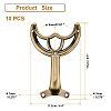 10Pcs Alloy Ceiling Fan Arm Replacement Support Rods FIND-DL0001-10-2