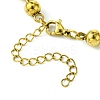 Ion Plating(IP) 304 Stainless Steel Bead Necklaces NJEW-C053-02G-3