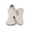 Non-Tarnish 201 Stainless Steel Charms STAS-U016-01P-N-1