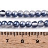 Baking Paint Transparent Glass Beads Strands DGLA-N011-4mm-08-4