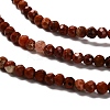 Natural Red Jasper Beads Strands G-RM2025-38-3mm-4
