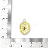 Alloy Enamel Pendants PALLOY-R151-43G-02-3