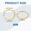 250pcs Tibetan Style Alloy Linking Rings FIND-PH0025-01AG-2