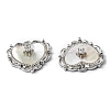 Brass Cubic Zirconia Pendants KK-K334-02P-3