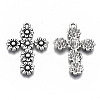 Tibetan Style Alloy Pendants TIBEP-N009-015AS-RS-2