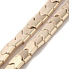 Electroplated Synthetic Non-magnetic Hematite Beads Strands G-I364-E01-LG-1