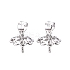 Anti-Tarnish 925 Sterling Silver Pendant Bails STER-T007-90P-2