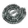 Baking Paint Crackle Glass Beads Strands DGLA-N020-01A-07-2