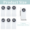 210Pcs 7 Styles Plastic Clothing Size Labels FIND-CY0001-86A-2