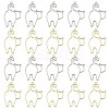 20Pcs 2 Colors Alloy Open Back Bezel Pendants FIND-FS0005-14-1