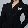 2Pcs 2 Colors Alloy Brooch JEWB-LP0004-11-3