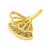 Frech Style Brass Micro Pave Cubic Zirconia Pendants KK-A232-05A-G-2