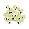 Luminous & Printed Opaque Acrylic Beads LACR-G050-01B-3