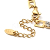 304 Stainless Steel Pave Clear Cubic Zirconia Link Bracelets LS-BJEW-C076-01A-G-3