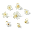 80Pcs 8 Styles ABS Plastic Imitation Pearl Pendants KY-CJ0001-95-6