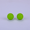 Round Silicone Focal Beads SI-JX0046A-133-2
