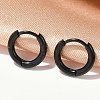 202 Stainless Steel Huggie Hoop Earrings EJEW-F111A-11mm-EB-2