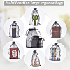 100pcs 3 Styles Large Organza Pouches Portable Shoes Bag Travel Storage Drawstring Bags OP-SP0001-04-6