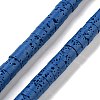 Natural Lava Rock Dyed Beads Strands G-K375-G11-01-1